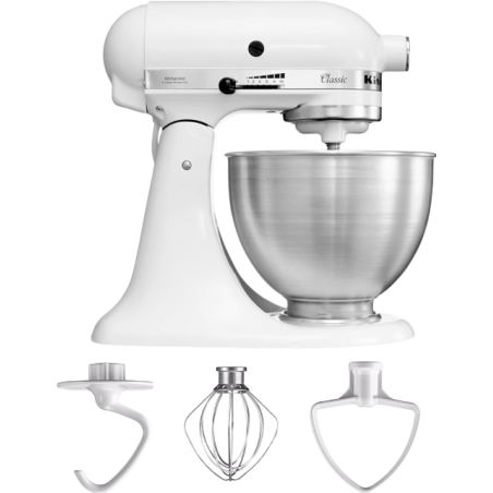 Buy KitchenAid Classic 5K45SSE Stand Mixer 4.3L White - Powerful, Versatile, and Stylish!